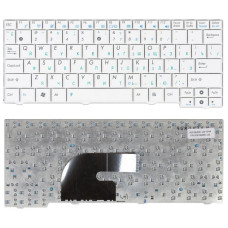 Біла клавіатура для ноутбука Asus Eee PC MK90H з розкладкою RU