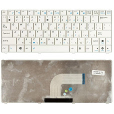Біла клавіатура для ноутбука Asus N10 / N10A / N10C / N10E / N10J / N10JC, розкладка RU