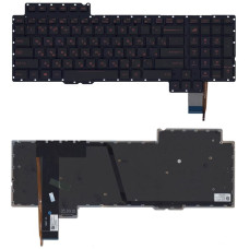 Клавиатура для ноутбука Asus ROG (G752) с подсветкой (Light), Black, (No Frame) RU