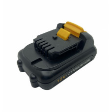 Акумулятор DeWalt DCB123 12В 2.0Ah Ni-Mh чорний для шурупокрутів DCD710/DCD710S2/DCD710C2