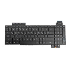Клавиатура для ноутбука Asus ROG Strix GL503 с подсветкой (White Light), Black, (No Frame) RU