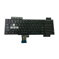 Клавиатура для ноутбука Asus Gaming FX504 с подсветкой (Red Light), Black, RU