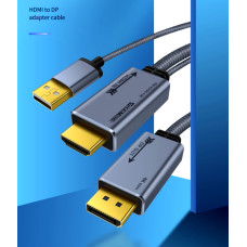 Кабель HDMI to DisplayPort 4k60hz