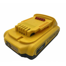 Акумулятор Li-Ion 18V 1.5Ah для шуруповерта DeWalt DCB180/DCD740, жовтий