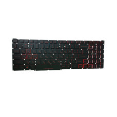 Клавиатура для ноутбука Acer Nitro 5 AN515-54 с подсветкой (Light Red), Black, (No Frame), RU
