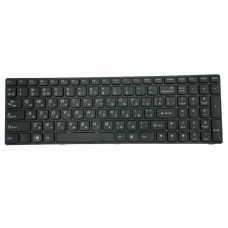 Клавиатура для ноутбука Lenovo IdeaPad (B570, V570, Z570, Z575) Black, (Black Frame), UA