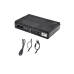 Мини источник бесперебойного питания (mini UPS) DC1018 10400 мач 5V/9V/12V/15V/24V powerbank