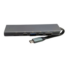 Многофункциональный хаб DockingHUB USB-C 4-в-1 HDMI, USB 3.0, USB-C, TF Card