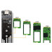 Корпус для SSD M.2 NVMe SHL-R320 USB 3.1 Type-C, 2230/2242/2260/2280
