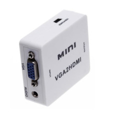 Переходник конвертер перехідник VGA to HDMI + AUDIO 1080 / vga2hdmi