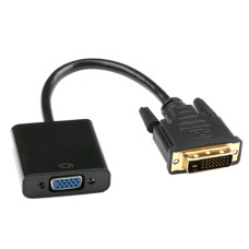 Переходник DVI D (24+1) to VGA конвертер / кабель