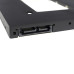 Карман для 2.5' SATA HDD,SSD h=9.5mm, устанавливается вместо SATA-привода ноутбука, Second HDD Caddy Optibay, матовый