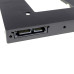 Карман для 2.5" SATA HDD, SSD h=12.7mm, устанавливается вместо SATA-привода ноутбука, Second HDD Caddy Optibay, матовый