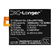 Cameron Sino батарея для планшета Lenovo L14D1P31 (X-Longer CS-LVP770SL) 3400 mAh