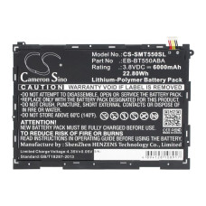Cameron Sino батарея для планшета Samsung EB-BT550ABE (Cameron Sino CS-SMT550SL) 6000 mAh
