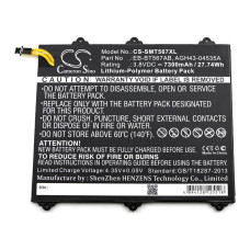 Cameron Sino батарея для планшета Samsung EB-BT567ABA (Cameron Sino CS-SMT567XL) 7300 mAh