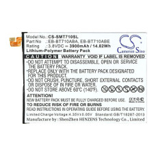 Cameron Sino батарея для планшета Samsung EB-BT710ABE (Cameron Sino CS-SMT710SL) 3900 mAh