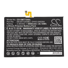 Cameron Sino батарея для планшета Samsung EB-BT725ABU (Cameron Sino CS-SMT720SL) 6800 mAh
