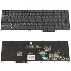 Клавиатура для ноутбука DELL (Alienware: 17 R4, 17 R5) rus, black, подсветка клавиш (RGB) - версия 2