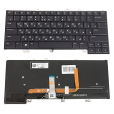 Клавиатура для ноутбука DELL (Alienware: 15 R3, 15 R4, 13 R3) rus, black, подсветка клавиш (RGB)