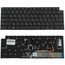 Клавиатура для ноутбука DELL (Vostro: 5310, 5320) rus, black, подсветка клавиш, без фрейма