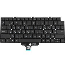 Клавиатура для ноутбука DELL (Latitude: 5320, 5330, 7300), rus, black, без фрейма