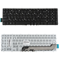 Клавиатура для ноутбука DELL (Inspiron: 7566, 7567) ukr, black, без фрейма