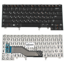 Клавиатура для ноутбука DELL (Latitude: E5420, E6320, E6330, E6430) rus, black, без джойстика