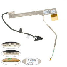 Шлейф матрицы для ноутбука DELL (inspiron: M5030, N5030), LED, разъем под камеру (50.4EM03.201)
