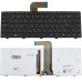 Клавиатура для ноутбука DELL (Inspiron: 5520, M4110, M5040, M5050, N4110, N5040, N5050, Vostro: 1540, 3550, XPS: L502) rus, black, подсветка клавиш