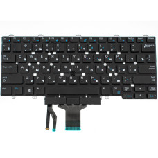 Клавиатура для ноутбука DELL (Latitude: E5470, E7470 ) rus, black, без фрейма, без подсветки, с джойстиком