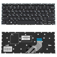 Клавиатура для ноутбука DELL (Inspiron: 3162 series) rus, black, без фрейма