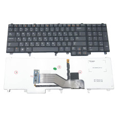 Клавіатура для DELL Latitude E6520, E5520, E5530, E6530, E6540, M4700, M6700, E5520M Precision M4600, M6600, M6800 (RU Black c підсвіткою) оригінал