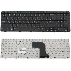 Уценка! клавиатура для ноутбука DELL (Inspiron: N5010, M5010), rus, black (нет одного крепления)