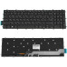 Клавиатура для ноутбука DELL (Inspiron: 7566, 7567) rus, black, без фрейма, подсветка клавиш