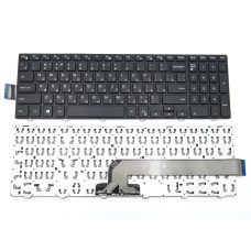 Клавіатура для Dell Inspiron 3541 3542 3546 3551 3552 3558 3543 3550 3560 5542 5548 5543 5545 5552 5759 7557 5551 5555 5558 (RU Black з рамкою)
