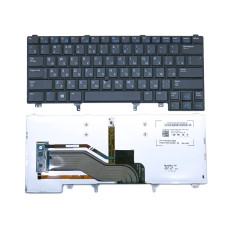 Клавиатура для DELL Latitude E5430, E6320, E6330 (RU Black с подсветкой)