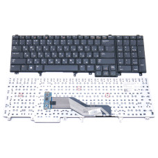 Клавіатура для DELL Latitude E6520, E5520, E5530, E6530, E6540, M4700, M6700, E5520M, Precision M4600, M6600, M6800 (RU Black)