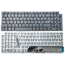 Клавиатура для DELL Inspiron P90F, P83F, 7500, 7501, 5501, 5502 (RU Gray)