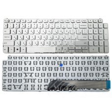 Клавіатура для DELL Inspiron 7591, 5590, 5591, 5594, 5598, 7590, 5593, 5584, 7790, P90F, P83F, 7500, 7501, 5501, 5502 (RU Silver)