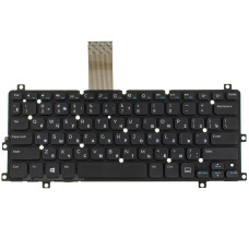 Клавиатура для ноутбука DELL (Inspiron: 3157, 3158), rus, black, без фрейма