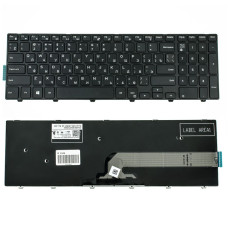 Клавиатура для ноутбука DELL (Inspiron: 3541, 3542, 3543, 5542, 5545, 5547) rus, black (ОРИГИНАЛ)