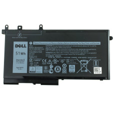 Акумулятор для ноутбука DELL 93FTF Latitude 5280 5288 5480 5580 5490 5590 Precision 3520 3530 11.4V 51Wh чорний оригінал
