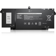 Батарея до ноутбука DELL (7FMXV) Latitude 5320 7420 7320 7520 | 15.2V 63 Wh | Replacement