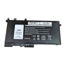 066484 аккумуляторная батарея для ноутбука Dell 3DDDG Latitude E5580 11.4V Black 3000mAh OEM