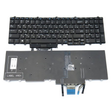 Клавіатура Dell Latitude E5550/E5570/E5580/E5590/E5591 0T9RCN Precision 7510/7710 чорна з підсвіткою та поінтстиком RU Original