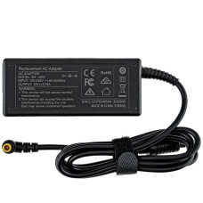 Мережевий адаптер живлення для монітора Samsung — 12V 3.75A (45W), штекер 6.0×4.4 мм з PIN, чорний, без кабелю