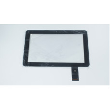 Тачскрин (сенсорное стекло) для DNS AirTab E102, E-C10002-02, 10", внешний размер 264*162 мм, рабочая область 222*136 мм, 50 pin, черный