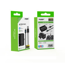 Аккумулятор Microsoft Xbox ONE S X  с кабелем и крышкой DOBE TYX-1889S 1200 mAh