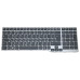 Клавіатура для Fujitsu Lifebook E554, E556, CP629312-03 (RU Black з рамкой Gray та підсвіткою)